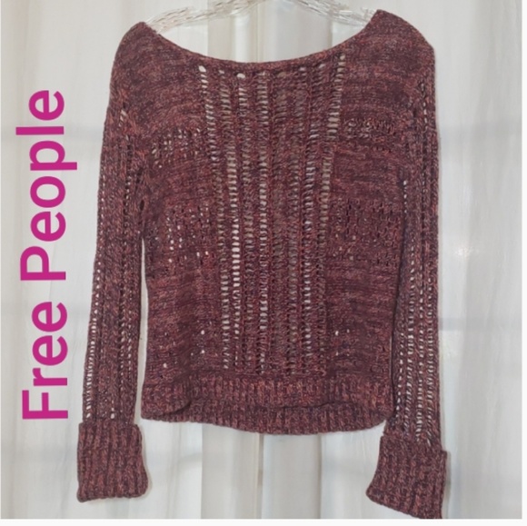 Free People Fall Open Knit Sweater - Picture 2 of 8